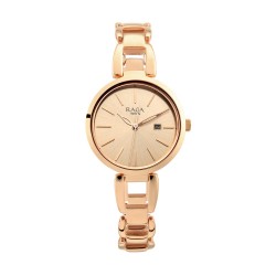 Titan Raga 2642WM01 Viva Rose Gold Dial Metal Strap Quartz Women's Watch