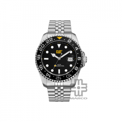 Caterpillar R-TYPE AO-141-11-127| Black & Yellow Stainless Steel | Analogue Watch | 100M | 43MM | 2Y Warranty