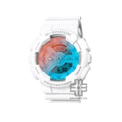 Casio G-Shock Beach Time Lapse Series GA-110TL-7A White Resin Band Men Sports Watch