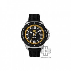 Caterpillar Shockmaster SJ-141-21-137 Black Stainless Steel Analog Watch | 20 ATM | 3HD Movement | Shock Resistant 