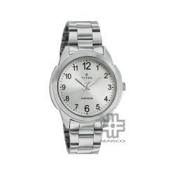 Titan Karishma 1585SM04 White Dial Stainless Steel Quartz Men's Watch