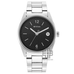 Titan Neo 1729SM08 Black Dial Stainless Steel Quartz Men's Watch