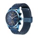 Titan Neo Splash 1805QM02 Blue Dial Multifunction Mesh Strap Quartz Men's Watch