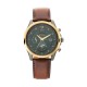 Titan Maritime 1830KL02 Green Dial Leather Strap Quartz Men's Watch