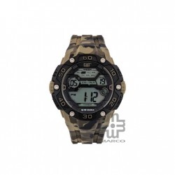 Caterpillar DIGITAL 1D-167-28-241 ARMY  SILICON STRAP ANALOG MEN WATCH