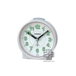 Casio TQ-228-7 White Desk Top Analog Clock