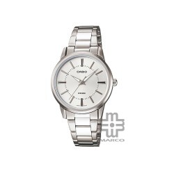 Casio General LTP-1303D-7AV Silver Stainless Steel Band Women Watch