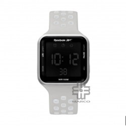 Reebok Square Elements RV-SQE-U9-PSIA-BA Flint Grey Silicone Band Unisex Watch