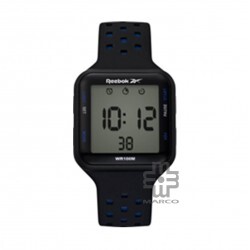 Reebok Square Elements RV-SQE-U9-PBIB-BL Black Silicone Band Unisex Watch