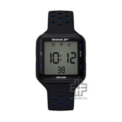 Reebok Square Elements RV-SQE-U9-PBIB-BL Black Silicone Band Unisex Watch