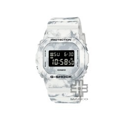 Casio G-Shock Grunge Snow Camouflage Series DW-5600GC-7 White Resin Band Men Sports Watch