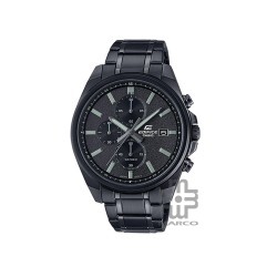 Casio Edifice EFV-610DC-1AV Black Stainless Steel Band Men Watch