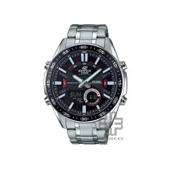 Casio Edifice EFV-C100D-1AV Silver Stainless Steel Band Men Watch