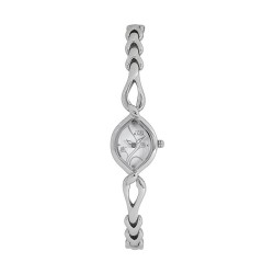 Titan Quartz 2455SM01 Silver Dial Metal Strap Quartz Women's Watch