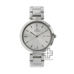 Titan Workwear 2480SM07 Silver Dial Stainless Steel Strap Quartz Women's Watch