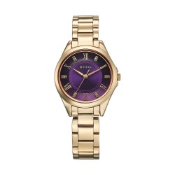 Titan Sparkle 2565WM06 Purple Dial Stainless Steel Strap Quartz Women's Watch