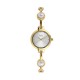 Titan Quartz 2576YM01 White Dial Metal Strap Quartz Women's Watch