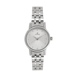 Titan Karishma 2593SM01 Silver Dial Stainless Steel Strap Quartz Women's Watch