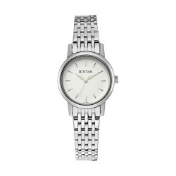 Titan Karishma 2593SM04 Silver Dial Metal Strap Quartz Women's Watch