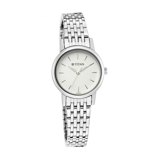 Titan Karishma 2593SM04 Silver Dial Metal Strap Quartz Women's Watch