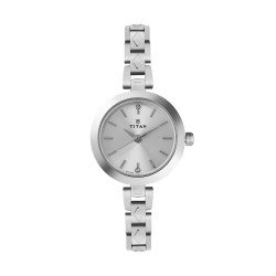 Titan Karishma 2598SM01 Silver Dial Stainless Steel Strap Quartz Women's Watch