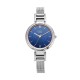 Titan Raga 2608SM02 Viva Blue Dial Metal Strap Quartz Women's Watch