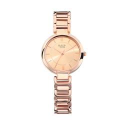 Titan Raga 2608WM01 Sundial Gold Metal Strap Quartz Women's Watch