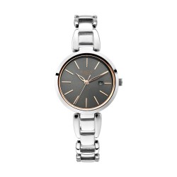 Titan Raga 2642SM01 Viva Grey Dial Metal Strap Quartz Women's Watch