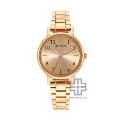 Titan Karishma 2678WM01 Rose Gold Dial Stainless Steel Strap Quartz Women's Watch