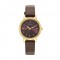 Titan Karishma 2678YL02 Brown Dial Leather Strap Quartz Women's Watch