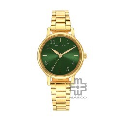 Titan Karishma 2678YM01 Green Dial Stainless Steel Strap Quartz Women's Watch