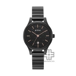 Titan Karishma 2679NM01 Black Dial Metal Strap Quartz Women's Watch