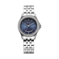 Titan Sparkle 9798SM06 Blue Dial Stainless Steel Strap Quartz Women's Watch