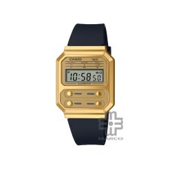 Casio Vintage A100WEFG-9A Black Resin Band Men Watch / Women Watch