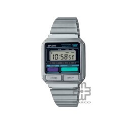 Casio Vintage A120WE-1A Silver Stainless Steel Band Women / Men / Unisex Watch