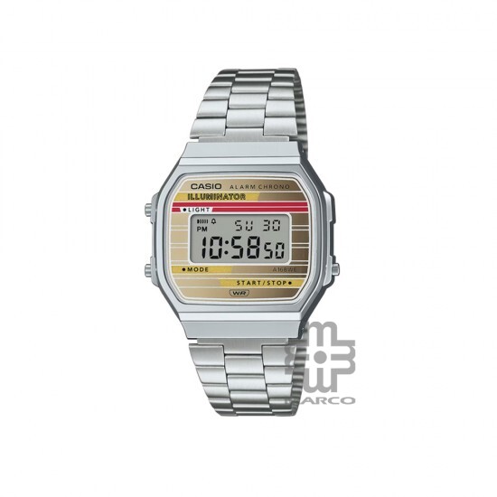 Casio Vintage A168WEHA-9A Silver Stainless Steel Men Watch / Women Watch