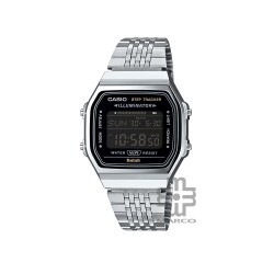 Casio Vintage ABL-100WE-1B Silver Stainless Steel Band Men Watch / Women Watch