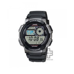 Casio General AE-1000W-1BV Black Resin Band Men Watch