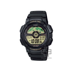 Casio General AE-1100W-1BV Black Resin Band Men Watch