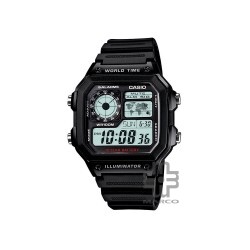 Casio General AE-1200WH-1AV Black Resin Band Men Watch 