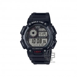 Casio General AE-1400WH-1AV Black Resin Band Men Sports Watch