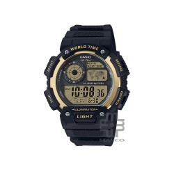 Casio General AE-1400WH-9AV Black Resin Band Men Sports Watch