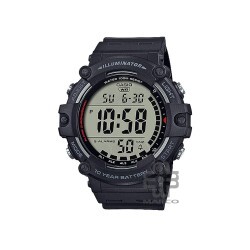 Casio General AE-1500WH-1AV Black Resin Band Men Youth Watch