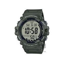 Casio General AE-1500WHX-3AV Army Green Resin Band Men Watch