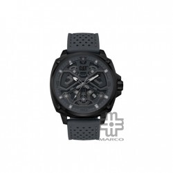 Caterpillar Tokyo AJ-151-25-525 Grey Silicone Analog Watch | 3 Hand Movement | 44MM | 2Y Warranty