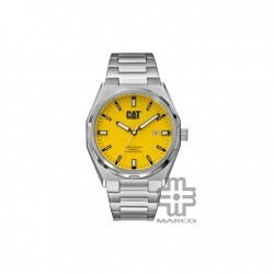 Caterpillar California AL-141-11-721 Yellow Stainless Steel Analog Watch | 43MM | 2Y Warranty