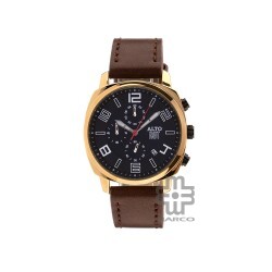 ALTO AL-2007156GM Brown Pu Strap Men Watch