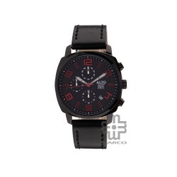 ALTO AL-2007159BM Black Pu Strap Men Watch