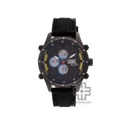 ALTO AL-2007184ABS Black Silicon Band Men Watch