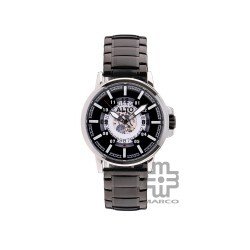 ALTO AL-2008185G-7B Black Stainless Steel Band Men Watch